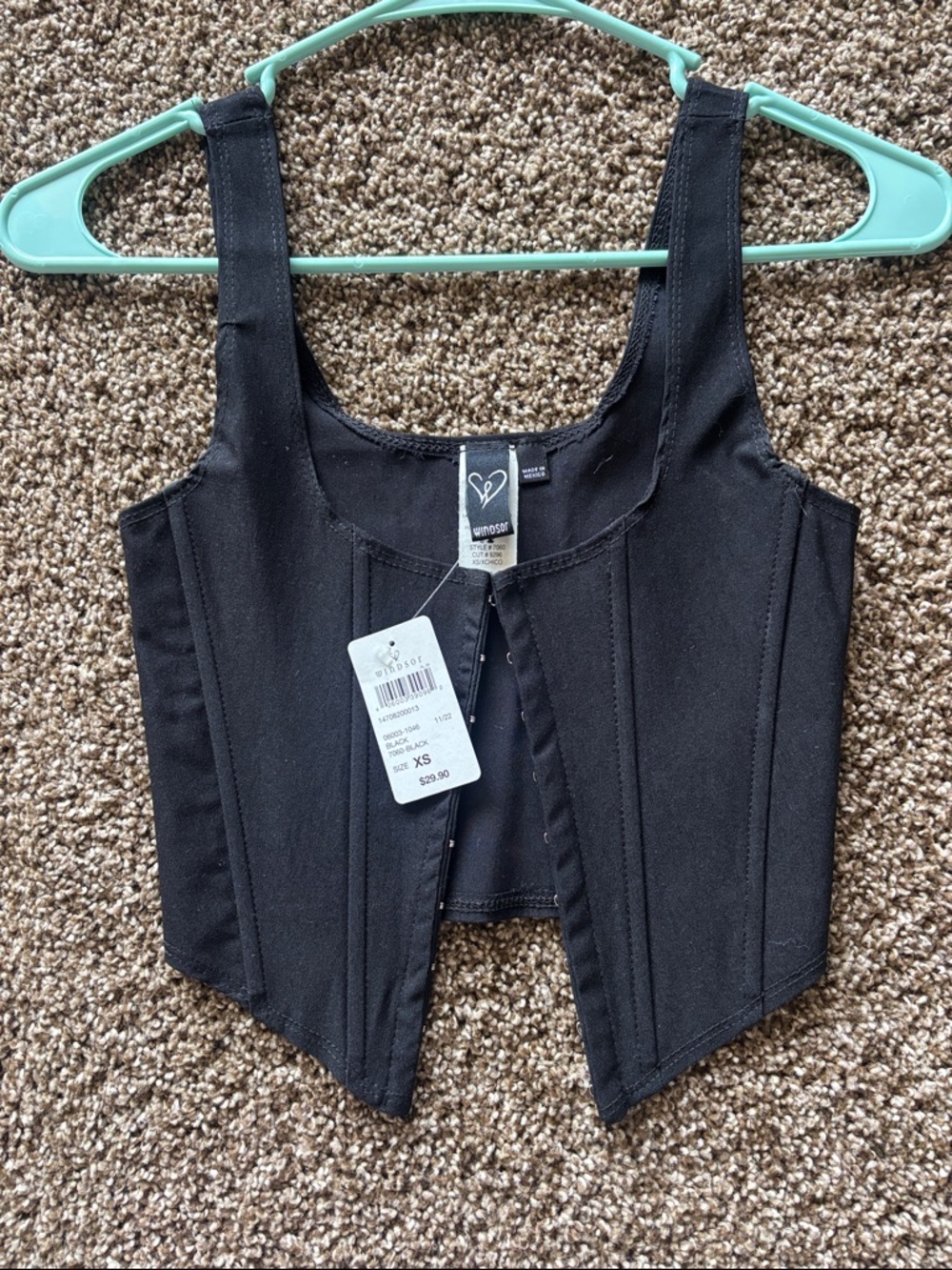 Black Corset top